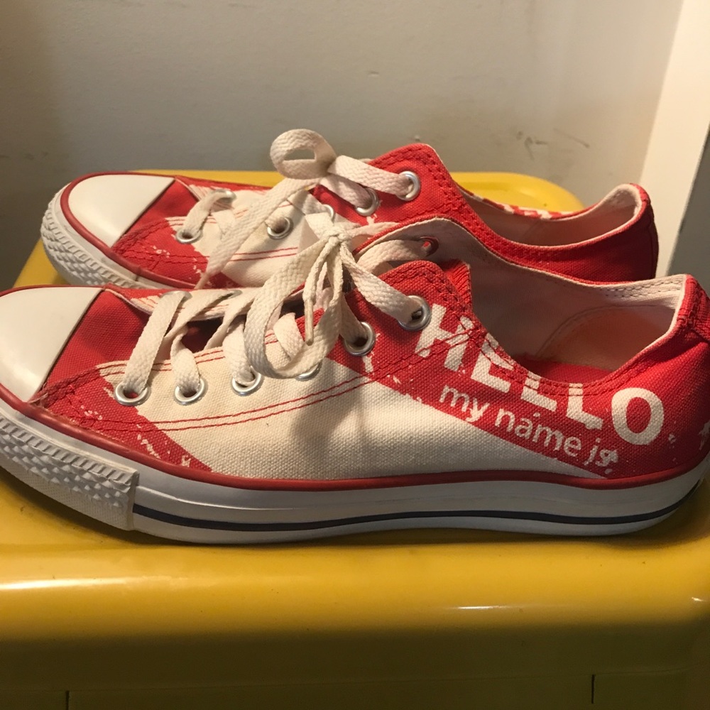 "Hello My Name Is" Converse Chuck Taylor All Star
